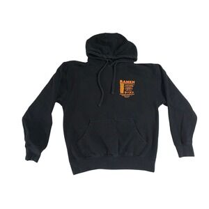 SCW Ramen Traditional Japanese Soup Graphic Hoodie Black Medium